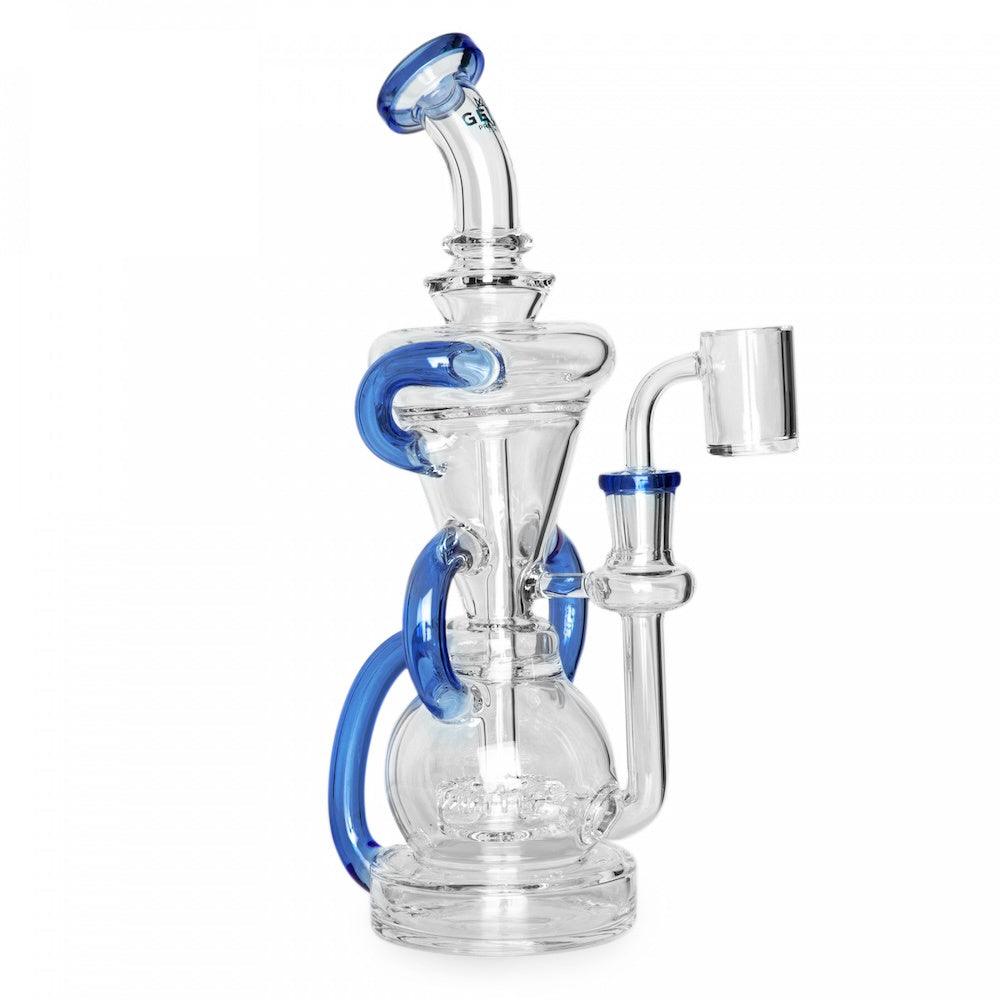 crystal guide recycler dab rig - shell shock