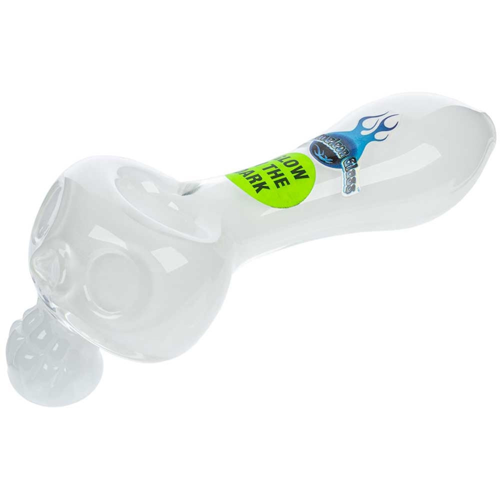 Chameleon bonehead pipe white - Shell Shock
