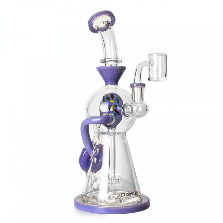 12" red eye purple slyme donut rig - shell Shock