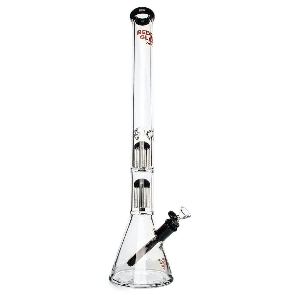 red eye wildwood triple chamber glass bong - shell shock