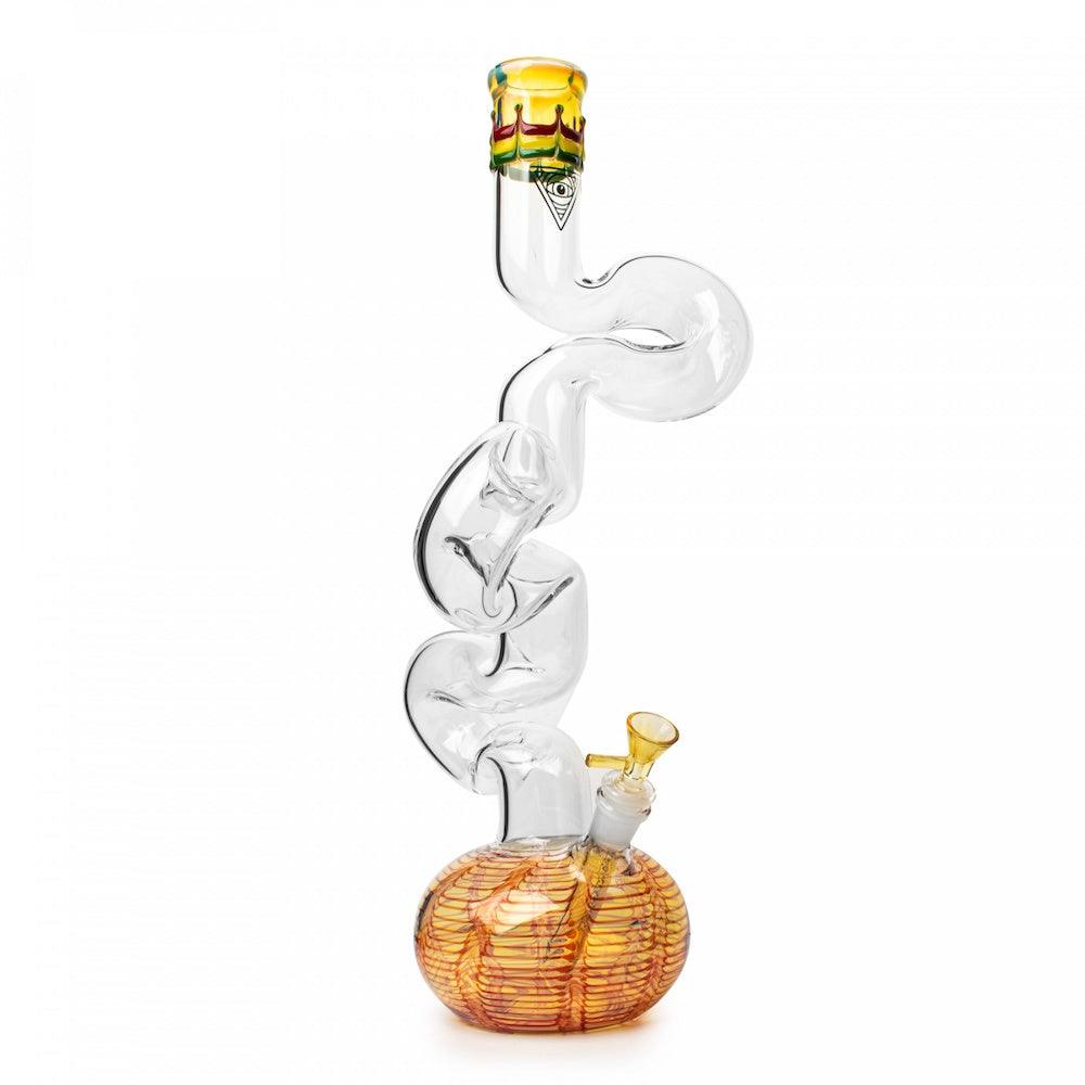 red eye loop d loop glass bong - shell shock