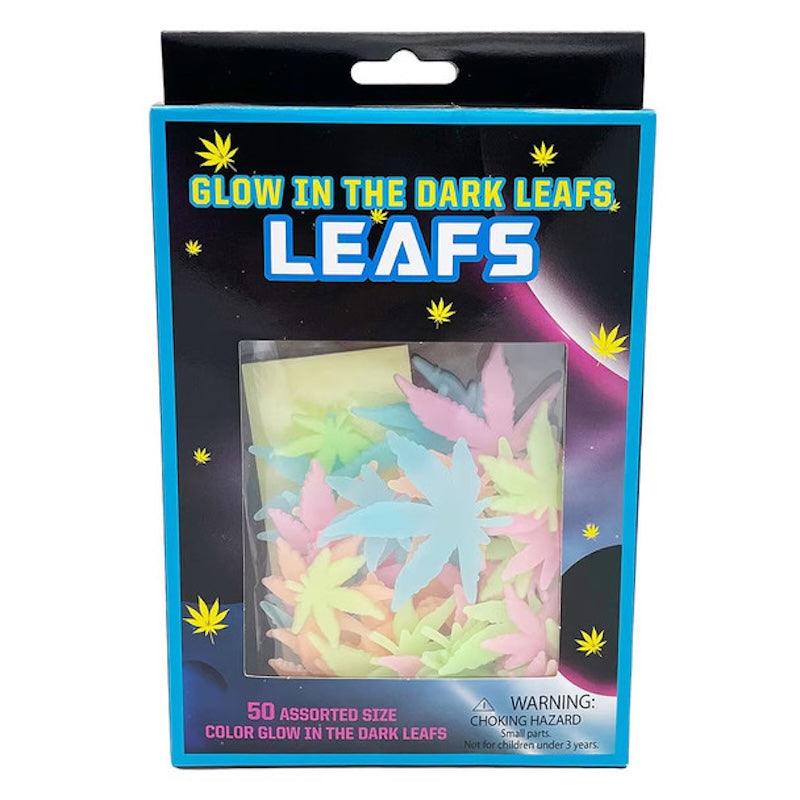 Leaf glow in the dark all sticker - shell shock