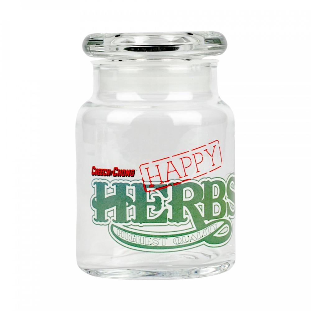 cheech and chong glass stash jar - shell shock