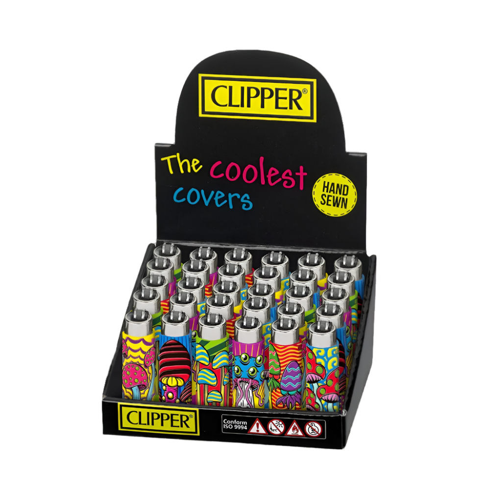 Clipper pop art lighter and cover - Shell Shock