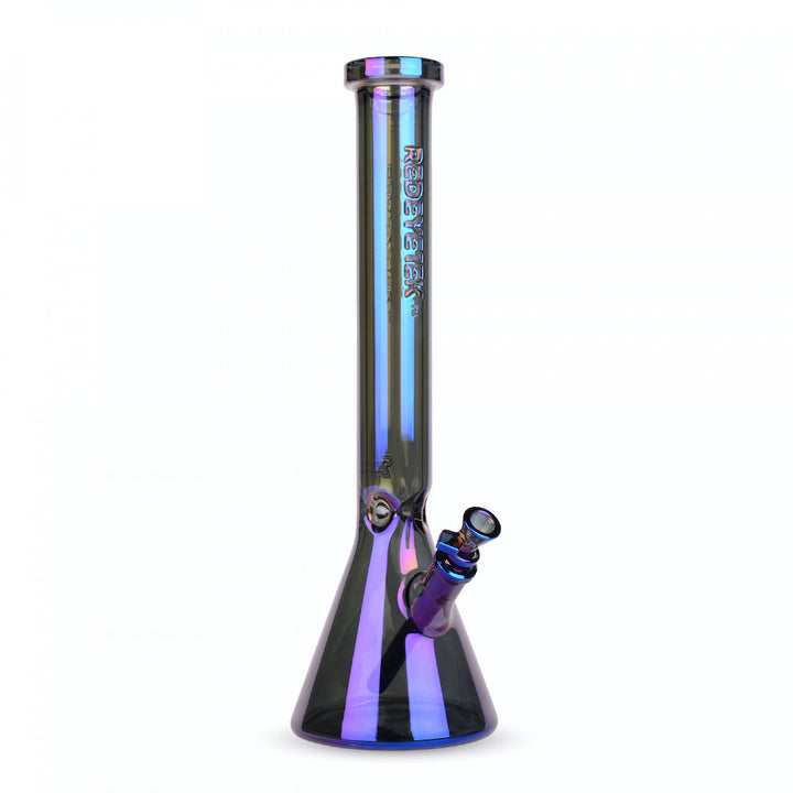 Red Eye terminator 7mm thick beaker bong - Shell Shock