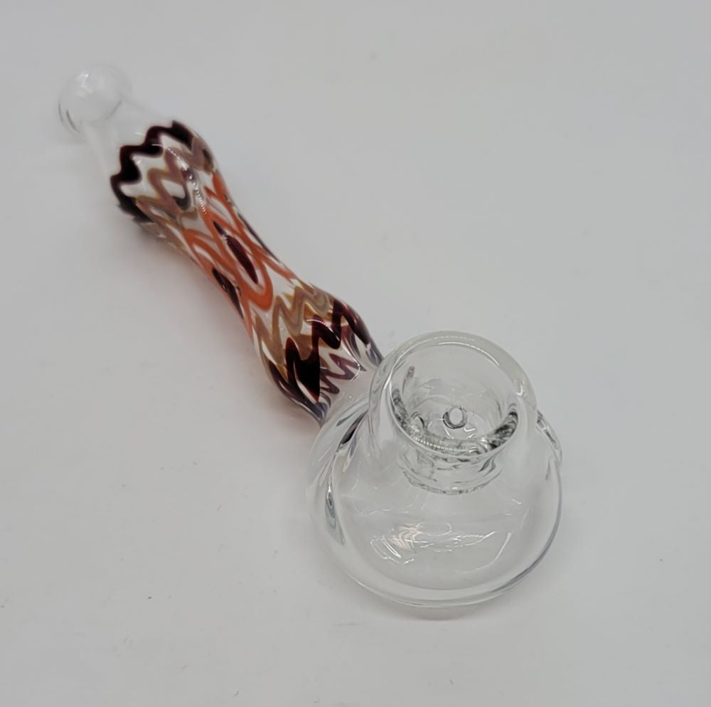 Glass Alchemy Pipe W/5 hole screen